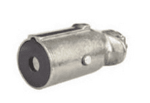 DURITE 24V Single Pin Heavy Duty Metal Clang Socket  0-477-39