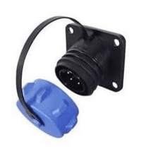 DURITE 3 Pin Heavy Duty Waterproof Plastic Bulkhead Socket - 32A 0-463-79