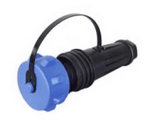 DURITE 4 Pin Heavy Duty Waterproof In-Line Plastic Socket - 32A   0-464-29