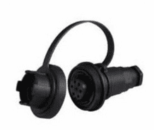 DURITE 4 Pin Heavy Duty Waterproof Plastic Plug - 32Amp @600v   0-464-26