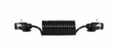 DURITE 7 Core Retractable Hytrel Sheath Cable with 2 EBS Sockets - 4.5 Metre 0-715-13