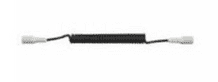 DURITE 7 Core Retractable Rubber Sheath Cable with 2 (ISO) Sockets - 3 Metre 0-717-13