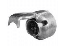 DURITE 7 Pin Metal Caravan Socket - 12V ISO 1724-5-692-19
