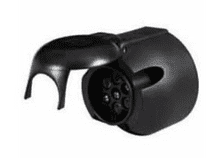 DURITE 7 Pin Plastic Caravan Socket - 12V ISO 1724-5-693-19