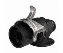 DURITE 7 Pin Plastic Trailer EBS Socket - 24V      0-478-29