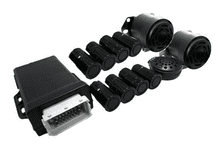 DURITE  8 Sensor Blind Spot Detection System With 4 Left & 4 Rear Sensors - 12-24V-0-870-40