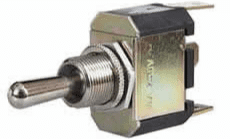 DURITE 3 Way Momentary On/Off/Momentary On Toggle Switch with Metal ...