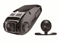 DURITE Full HD 1080P 1.5" Dual Dash Camera with GPS- 12V/24V-0-776-65