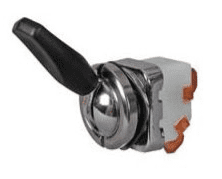 DURITE On/Off Toggle Switch with Plastic Paddle Lever - 5A at 12V 0-364-11