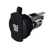 DURITE Power Socket with Cover - 20A-0-601-01