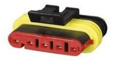 DURITE-Superseal 1.50mm Female Receptacle Housing - 5 Way-3-011-65