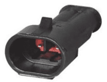 DURITE - Superseal 1.50mm Male Blade Housing - 2 Way-0-011-52