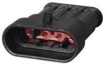 DURITE-Superseal 1.50mm Male Blade Housing - 4 Way-3-011-54