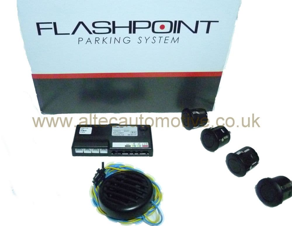 FLASHPOINT by LASERLINE European made 4 head parking / reversing sensor