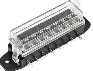 Fusebox 8 way with transparent lid  ALT/FBB8T-01