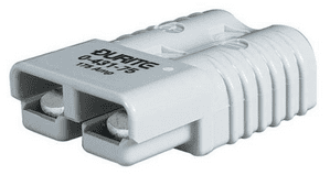Grey Polycarbonate 2-Pole High Current Connector - 120A-0-431-20