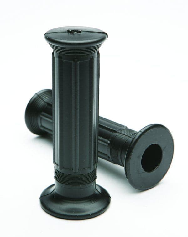 thumbnail image 2 of Classic Kawasaki 7/8" Handlebar Grips – Black – Fits Z1, H1, H2, S1, S2, S3 & More (Up To 1975) 2 of 3