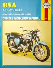 Haynes Manual BSA A7/A10 Twins ALT/WWHMH121-1-82