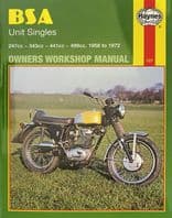 Haynes Manual BSA Unit Singles ALT/WWHMH127-1-82