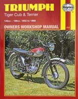 Haynes Manual Triumph Tiger Cub & Terrier ALT/WWHMH414-1-82