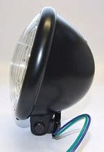 Headlamp Assy Bates 5-3/4 Satin Black ALT/WW11063-1-82