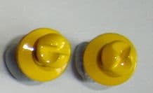 HIGH SECURITY number plate screws YELLOW Pk of 8