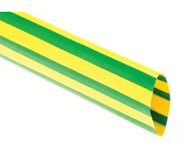 Highly flexible  GREEN/YELLOW PVC cable sleeving.  ALT/CPVC4EARTH
