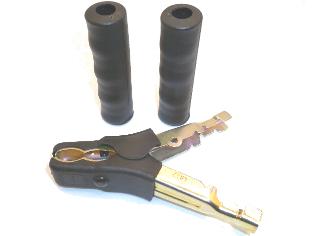 Insulated Crocodile Clip Red & Black AVAILABLE ALT/FBC80