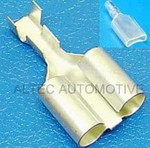 Japanese 3.9mm twin female bullet connector & cover