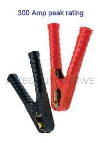 JUMP LEAD CROCODILE CLIPS 300 Amp peak - 170 Amp continuous rating ALT-JLC180-01