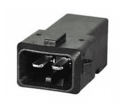 Junior Timer Male Connector - 2 Way 0-012-61