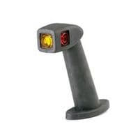 Lamp Side Marker Red/White/Amber on Stalk LH Bx1
