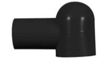 Large Black PVC Insulating Boot - Cable Entry 13mm Terminal 17mm ...