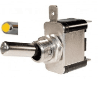Chrome Race & Rally Metal Toggle Switch – Heavy Duty 25Amp 12V On/Off