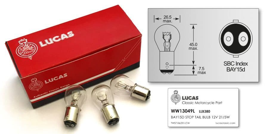 LUCAS LED BPF Headlight Bulb 6-24V ALT/WW13090-1-82-P5