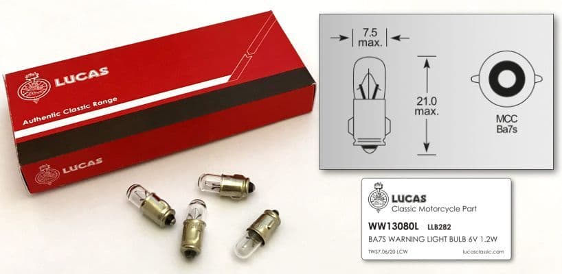 LUCAS LED BPF Headlight Bulb 6-24V ALT/WW13090-1-82-P5