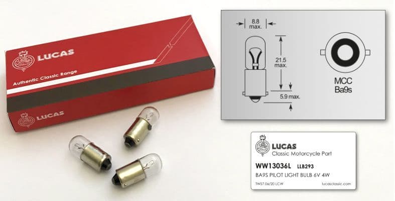 LUCAS LED BPF Headlight Bulb 6-24V ALT/WW13090-1-82-P5