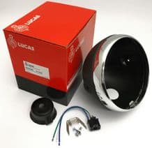 Lucas Headlamp Shell Black ALT/WW50208L-1-82-QQ1