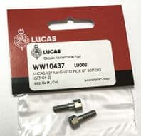 Lucas K2F pick up screws (2) ALT/WW10437-1-82-N15