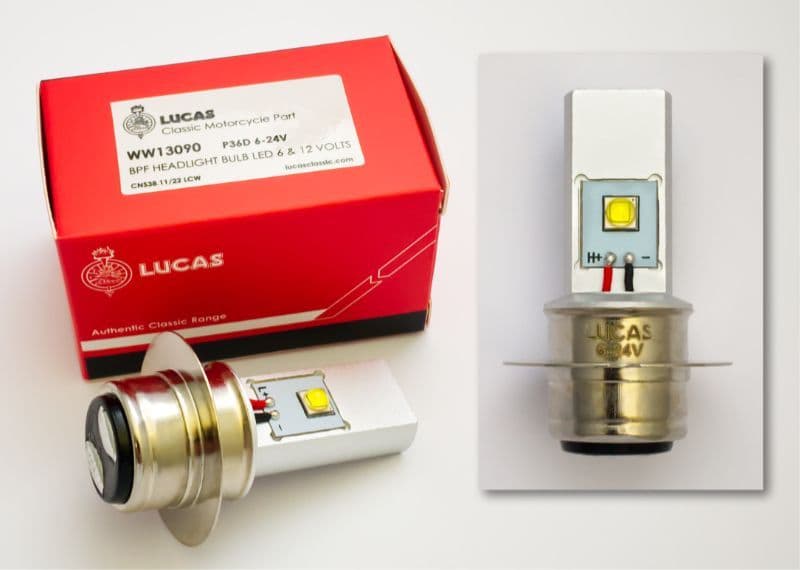 LUCAS LED BPF Headlight Bulb 6-24V ALT/WW13090-1-82-P5