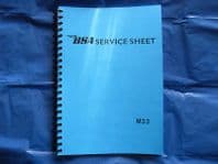 M33 SERVICE SHEET ALT/WW07419-1-82