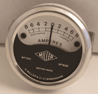 Miller Replica Ammeter - Shallow Type ALT/WW19009-1-82-T10