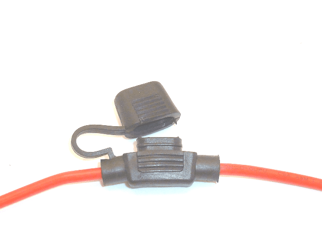 Mini Blade Fuse Holder with Flying Leads and Cover - Maximum 15A ...