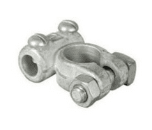 Negative Heavy Duty Solderless Battery Terminals - drilled 14.3mm for extra large cable-6-559-01