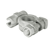 Negative Standard Battery Terminals - drilled 9.5mm for 40mm² cable-2-155-10
