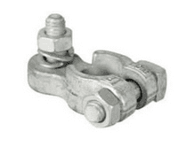 Positive Battery Lighting Terminals with Vertical 5/16" Whitworth Stud, Washer and Nut-1-100-10