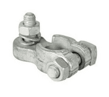 Positive Battery Lighting Terminals with Vertical 5/16" Whitworth Stud, Washer and Nut-5-100-01