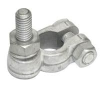 POSITIVE  Battery Terminal with  an EXTENDED  LENGTH 27mm M10 stud and nut   ALT/BT465P-1EA-01