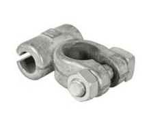 Positive Commercial Battery Terminals - drilled 11.1mm for 60mm² cable-1-388-01