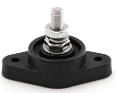 Negative Junction Post Power Distribution Post 240 Amp NEGATIVE 10mm STUD SINGLE POINT ALT ...